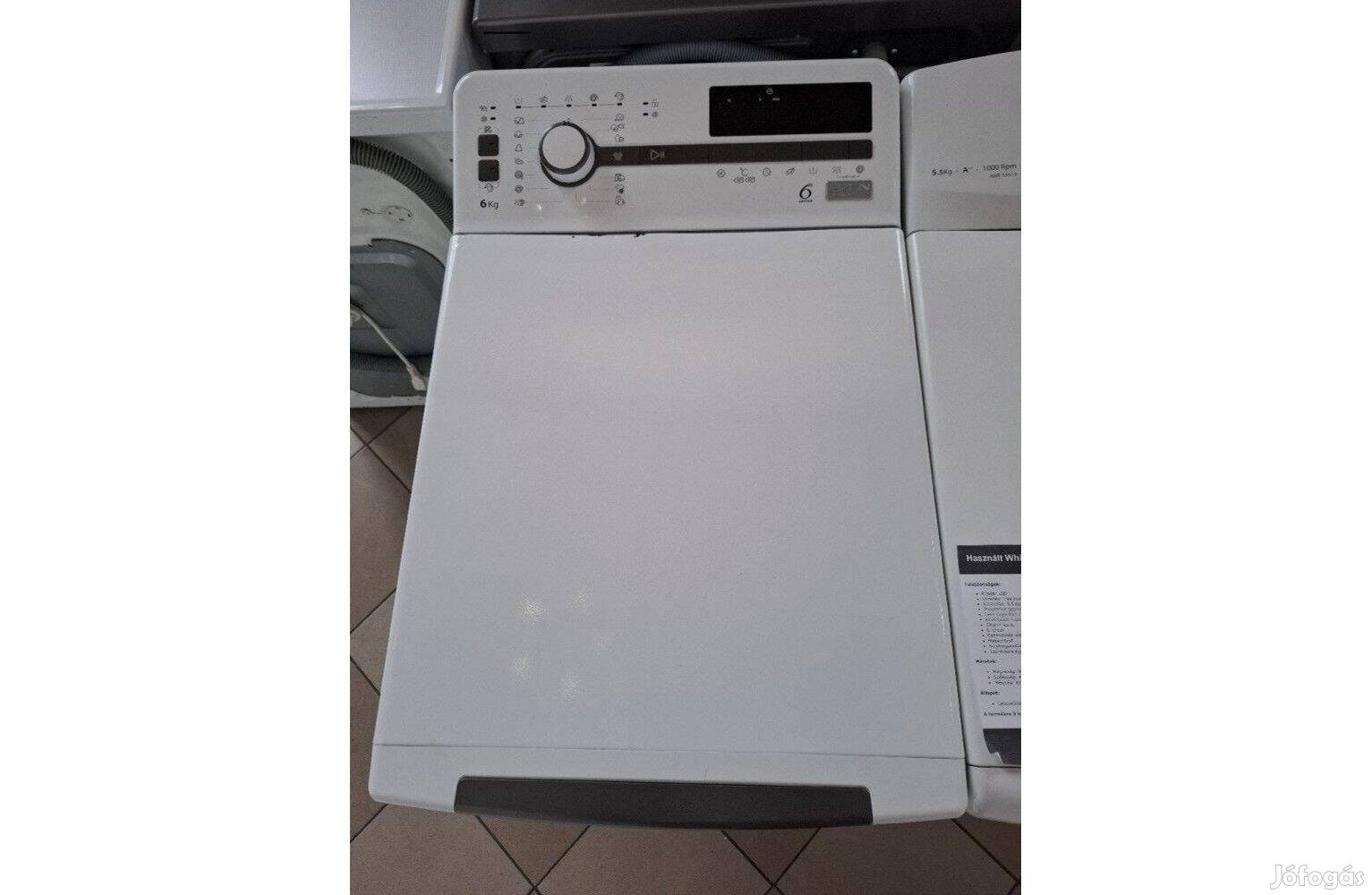 Használt Whirlpool Tdlr 60230 Felültöltős Mosógép [H15984] 3 hó gari